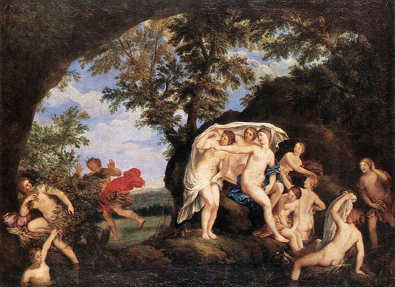 Albani  Francesco Diana and Actaeon oil painting image